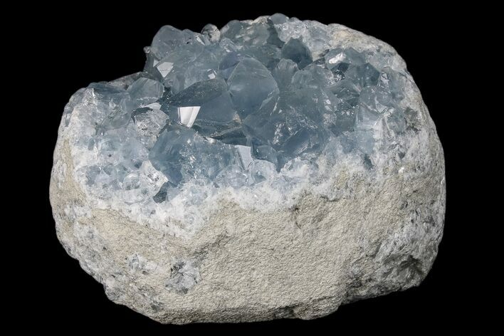 Sky Blue Celestine (Celestite) Crystal Cluster - Madagascar #173077